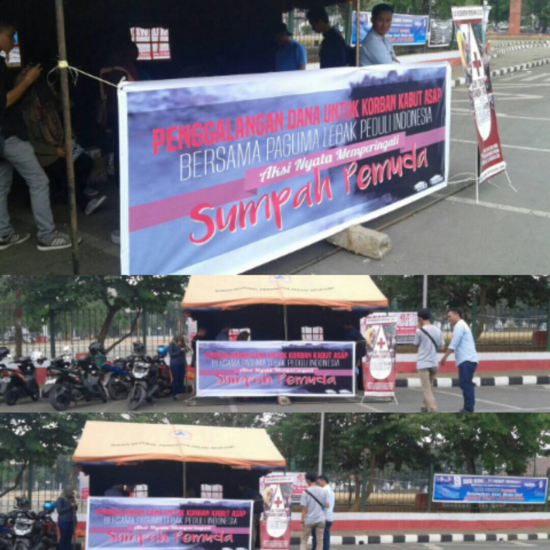 Stand Donasi Untuk Korban Asap 